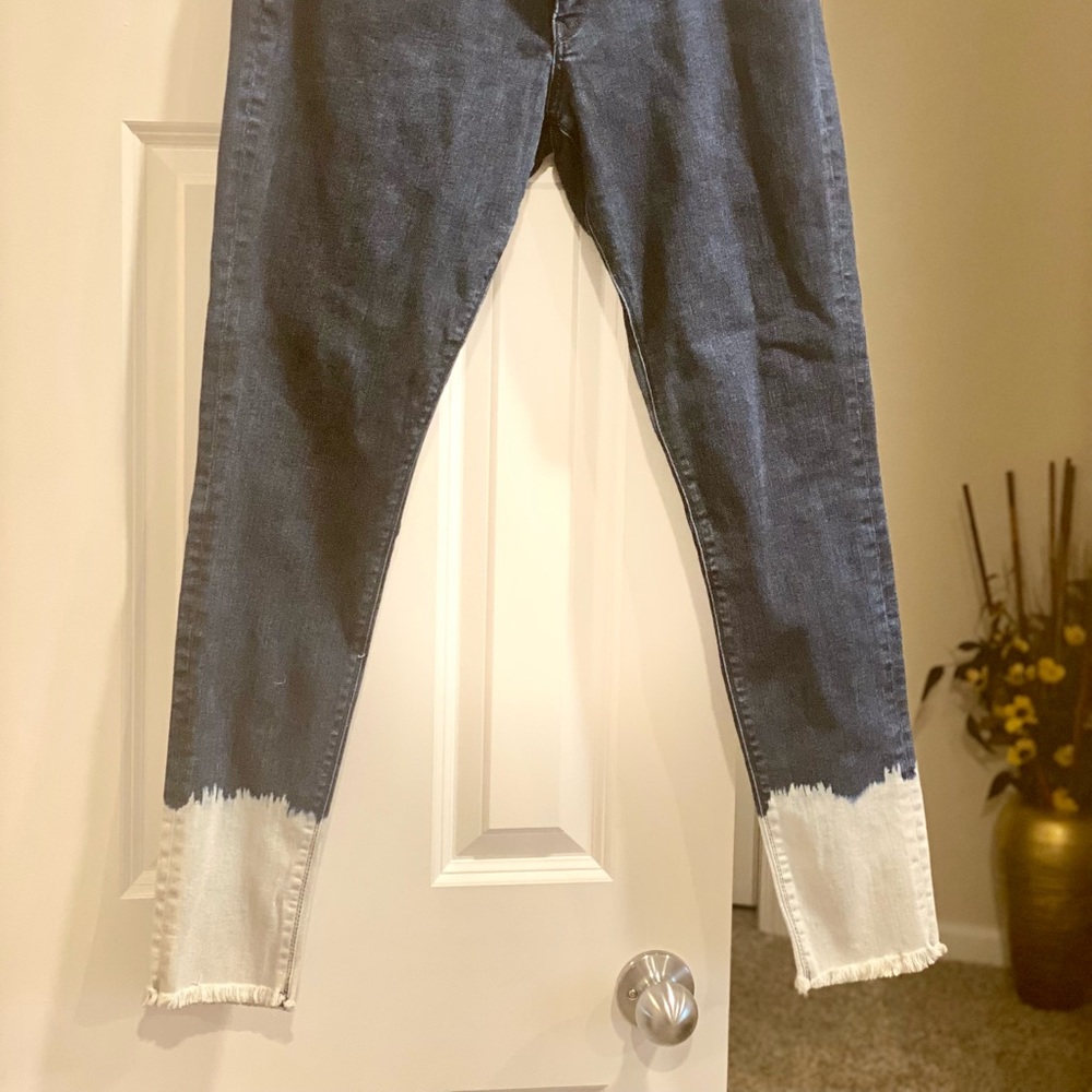 Express denim two tone jeans. Brand new
